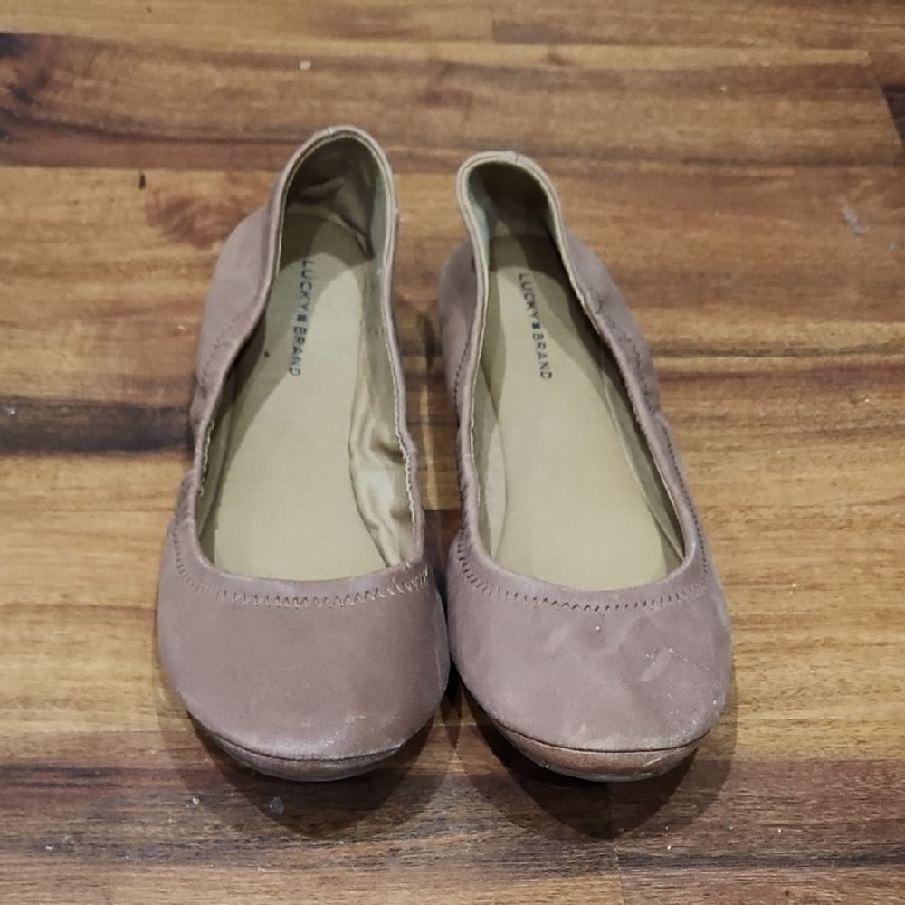 Lucky Brand Brown Ballet Flats